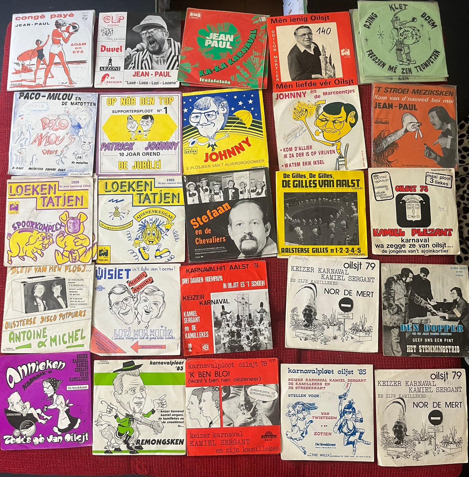 Vinyl singles Aalst Carnaval Oilsjt, Cd's en Dvd's, Ophalen of Verzenden
