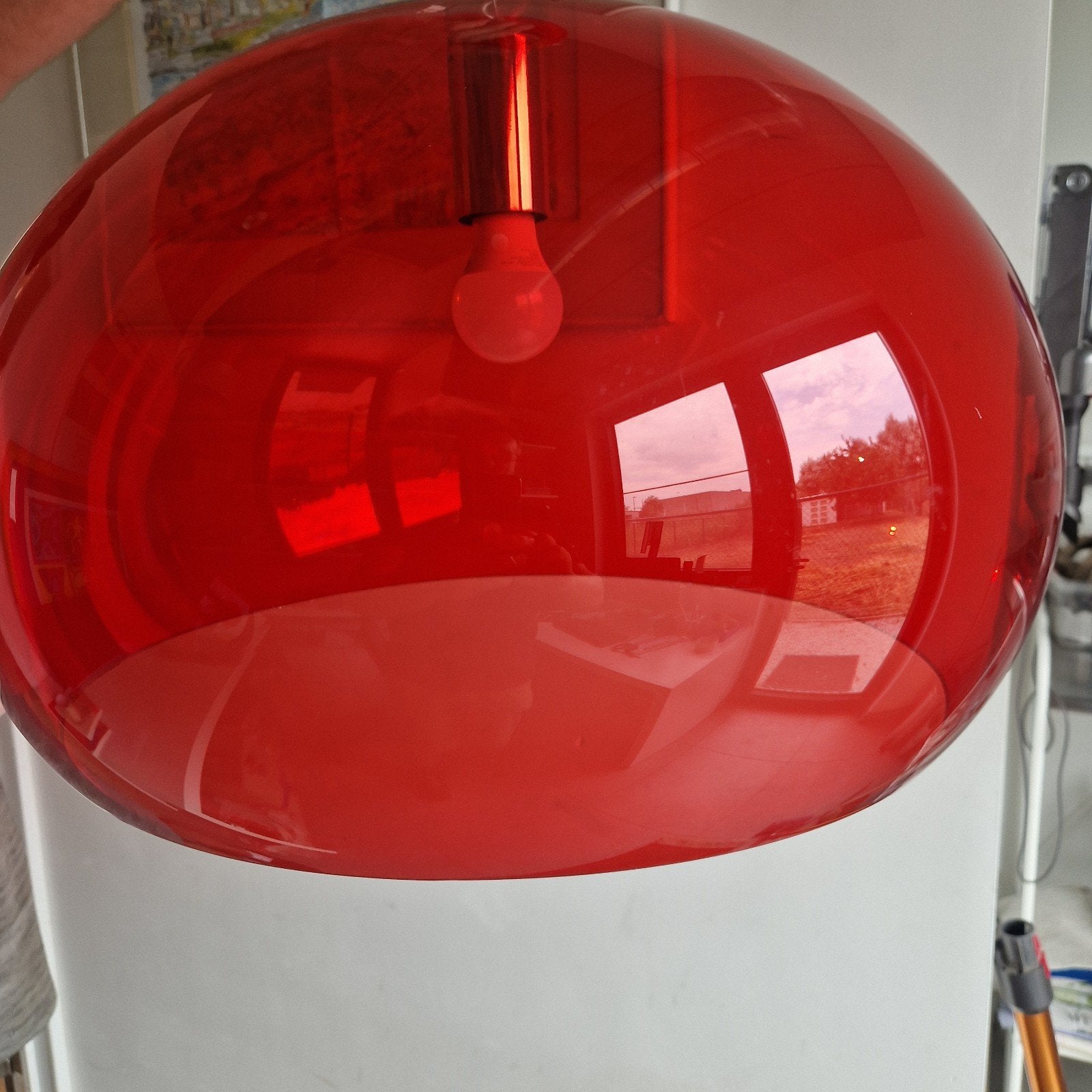 iconische hanglamp van Kartell , design by F.  Lav, Enlèvement ou Envoi