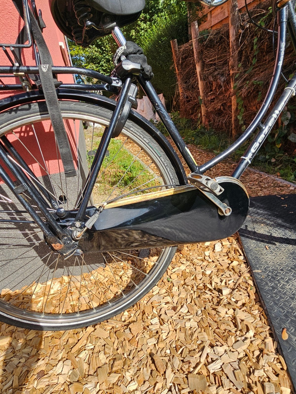 kettingkast 28" lakdoek zwart, Enlèvement ou Envoi, Neuf, Oldtimerfiets, Plastique
