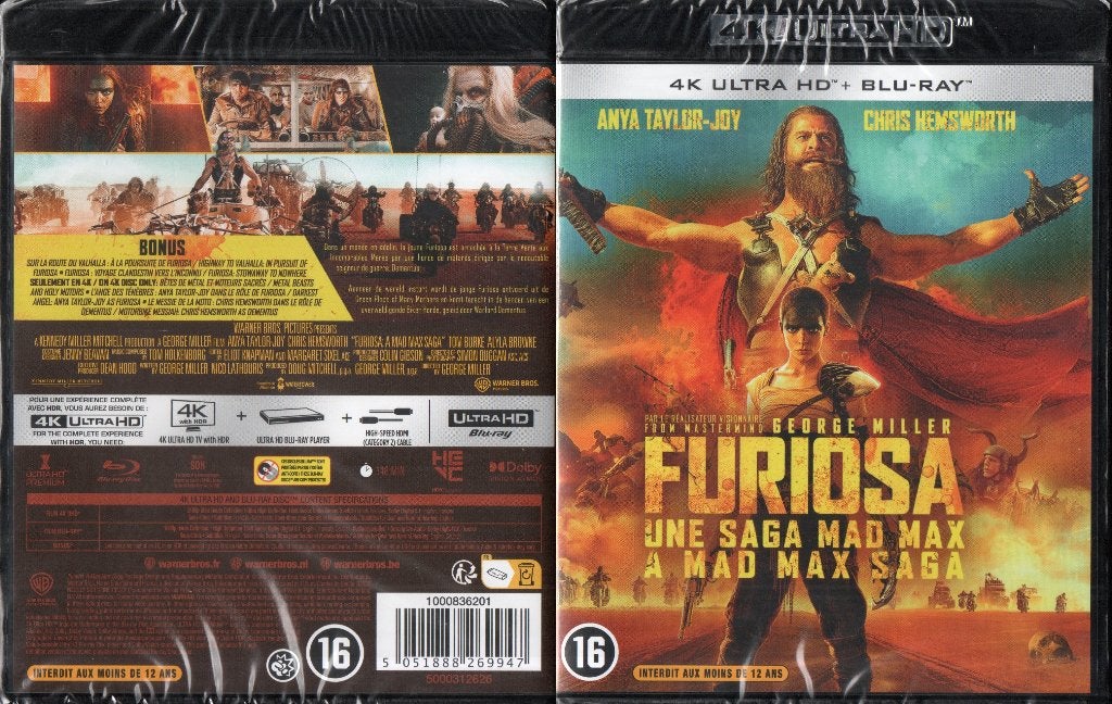 furiosa  mad max saga (4k ultra-hd + blu-ray) neuf, Enlèvement ou Envoi, Néerlandais, Film, Science-Fiction et Fantasy