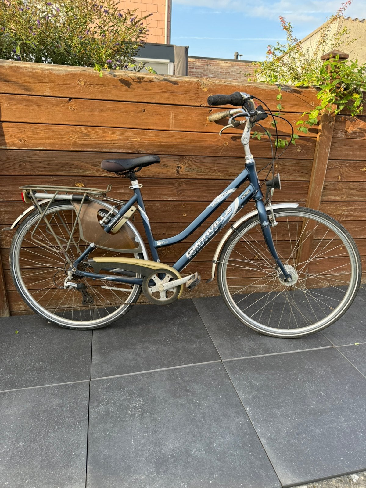 Granville dames fiets maat M volledig in orde., Fietsen en Brommers, Gebruikt, Velgrem, Versnellingen, 50 tot 53 cm