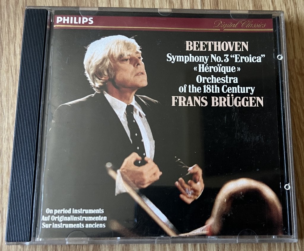 CD Beethoven - Symphonie No. 3 / Frans Brüggen, Ophalen of Verzenden, Zo goed als nieuw, Beethoven