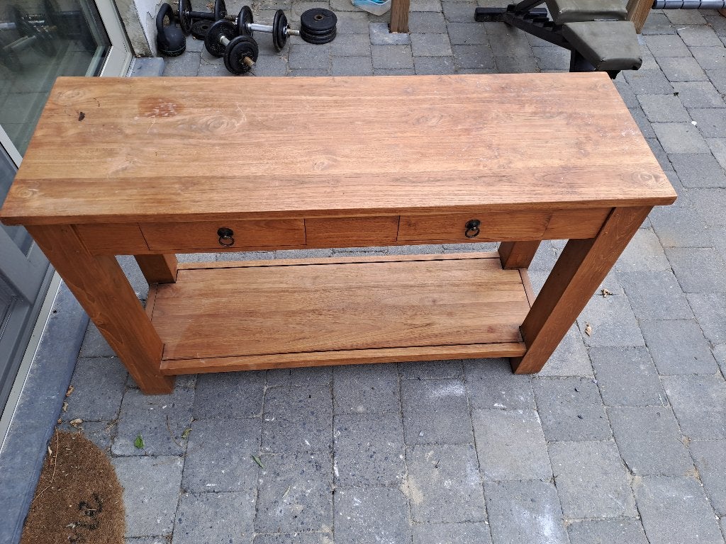 Side table, Huis en Inrichting, Tafels | Sidetables, Ophalen, Gebruikt, 100 tot 150 cm, Landelijk