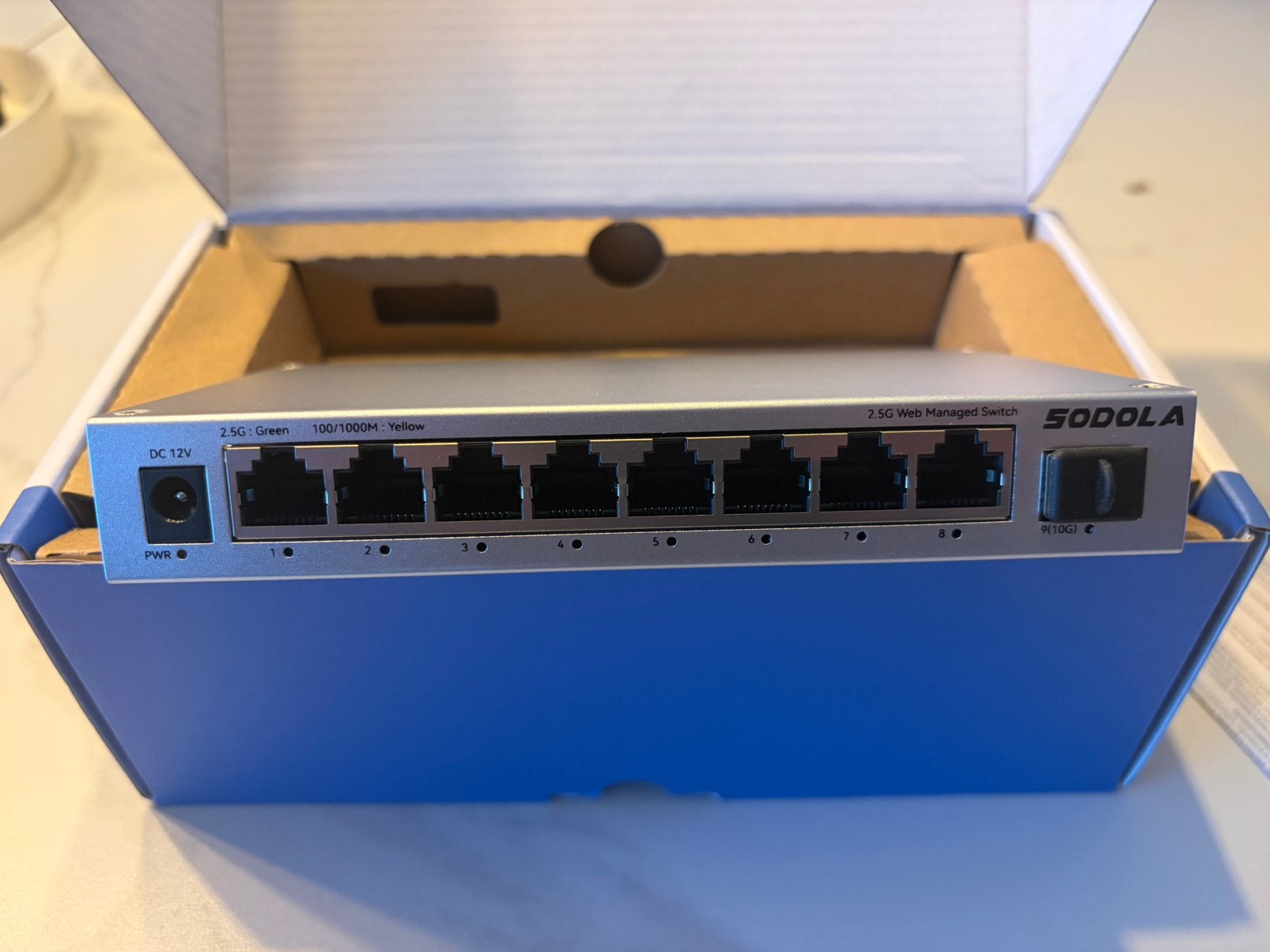 Commutateur géré Web à 8 ports 2,5 Gb avec 10G SFP+, Enlèvement ou Envoi, Neuf