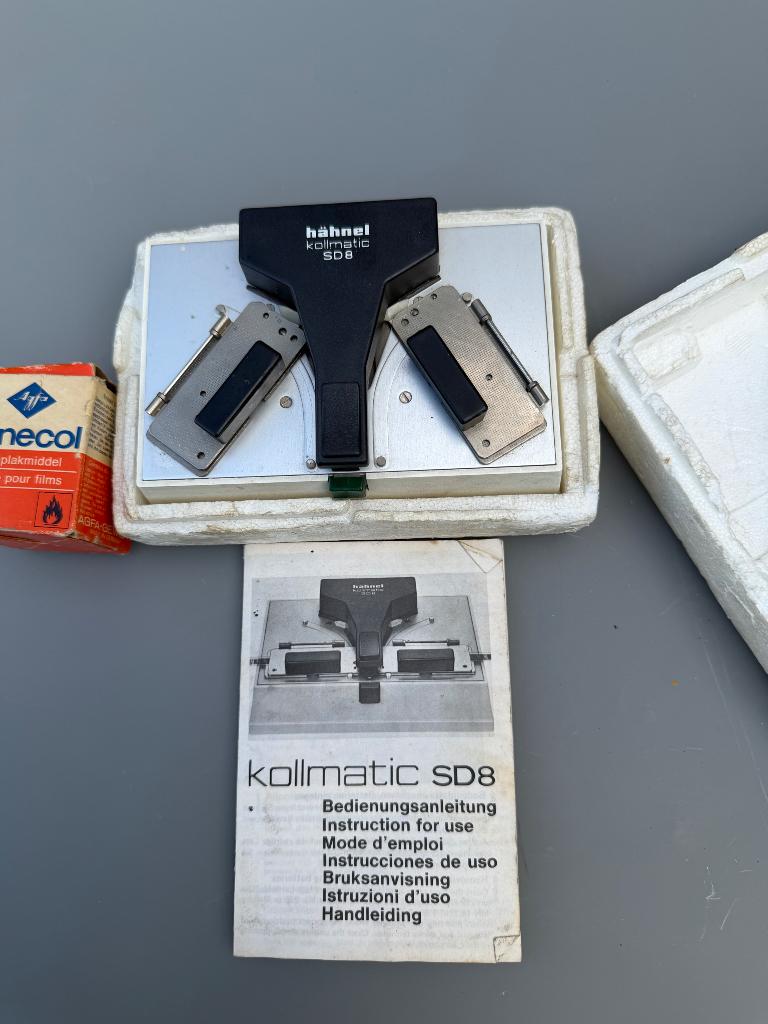 Hähnel Kollmatic SD8 Super 8 Splicer – Complete Set, Ophalen, 1960 tot 1980, Overige typen
