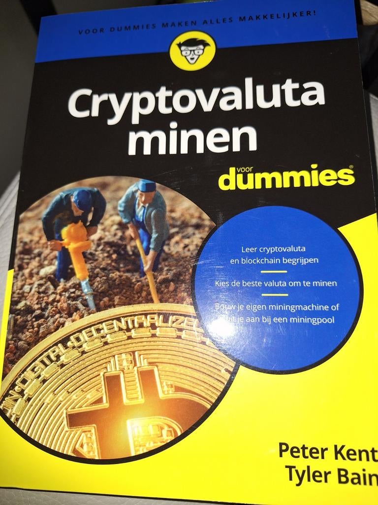 Peter Kent - Cryptovaluta minen voor Dummies, Boeken, Informatica en Computer, Ophalen of Verzenden, Hardware, Peter Kent; Matt Millen