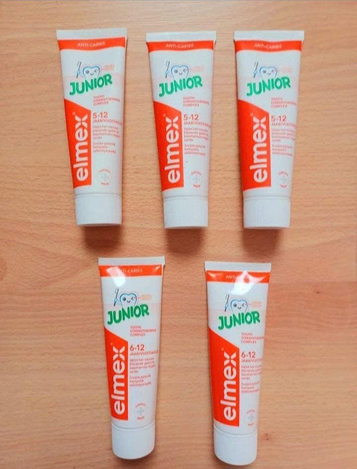 Tandpasta Elmex Junior 5-12 jaar NIEUW, Bijoux, Sacs & Beauté, Beauté | Soins de la bouche, Enlèvement, Neuf, Dentifrice