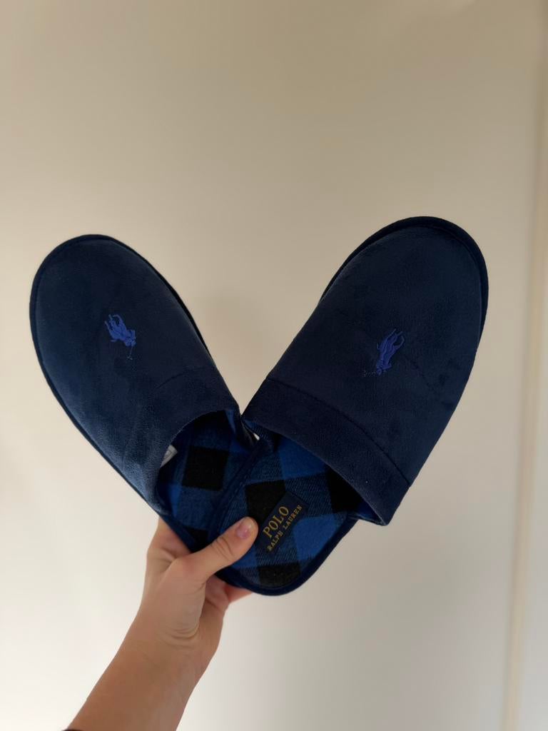 Ralph Lauren pantoffels, Ophalen, Blauw, Nieuw, Pantoffels of Sloffen