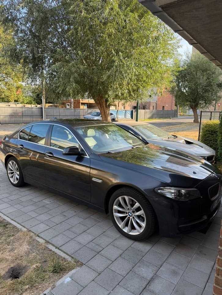 BMW 520d 2014 – Euro 6  – HUD – Soft Close – Full Options, Auto's, Automaat, Zwart, Leder, Particulier