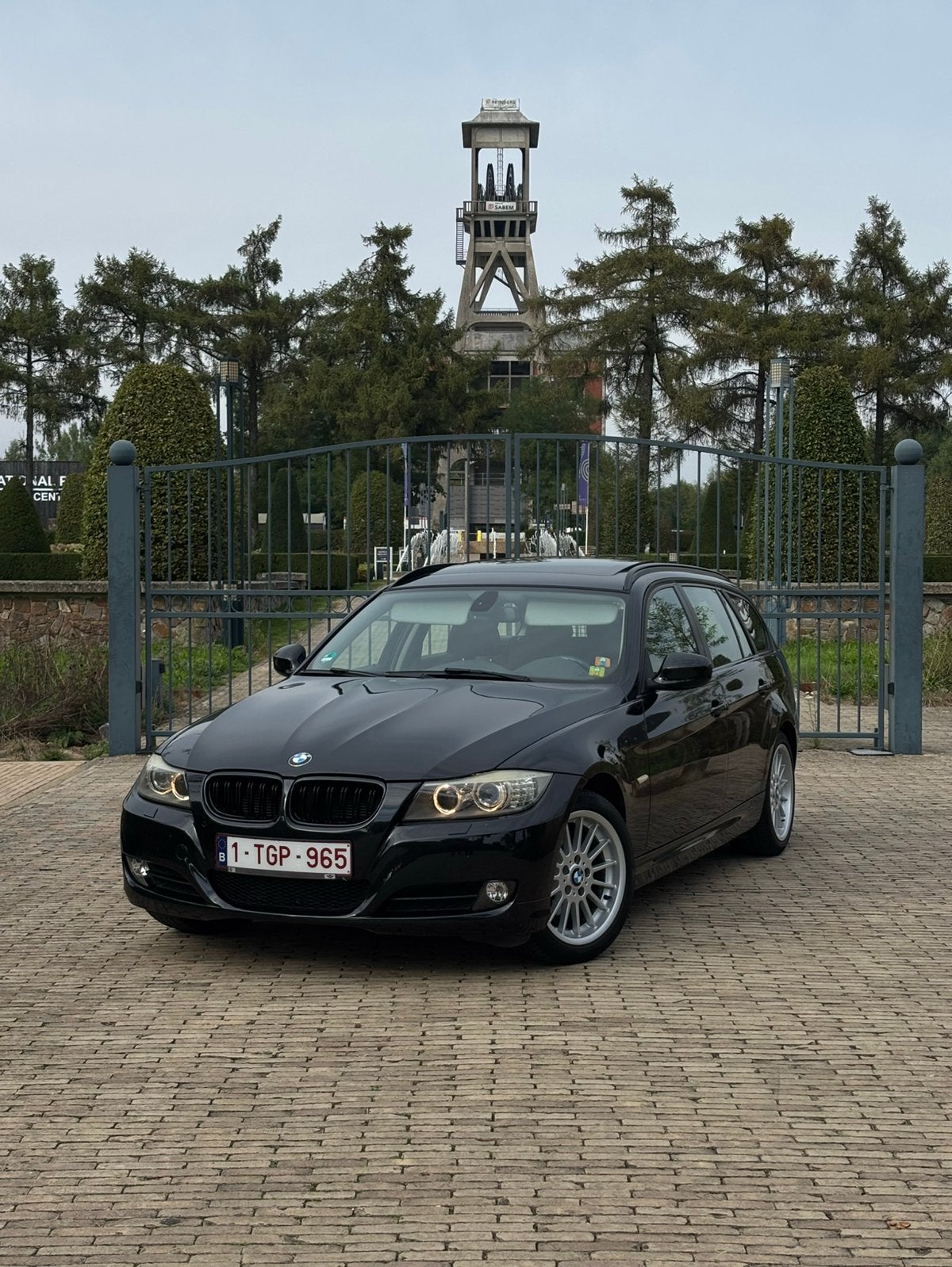 BMW 316D E91 LCI, Auto's, Euro 5, Achterwielaandrijving, 1995 cc, Zwart