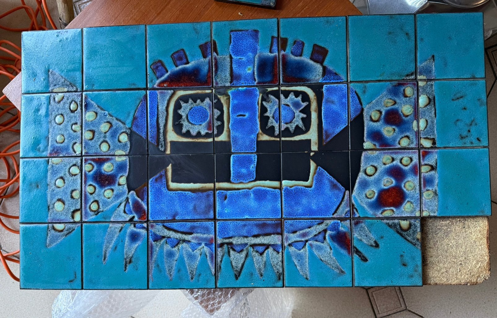 Keramisch paneel van Jan Nolf, Antiek en Kunst, Ophalen