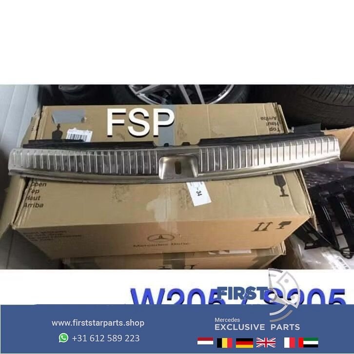 S205 C Klasse Estate bumper bescherming aluminium kap W205, Auto-onderdelen, Gebruikt, -, Ophalen of Verzenden, -