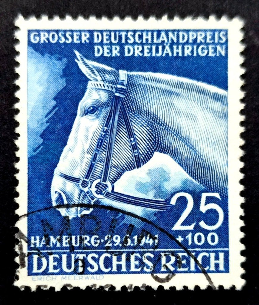 DR:Grosser Deutschlandpreis der Dreijährigen 1941, Ophalen of Verzenden, Overige periodes, Gestempeld