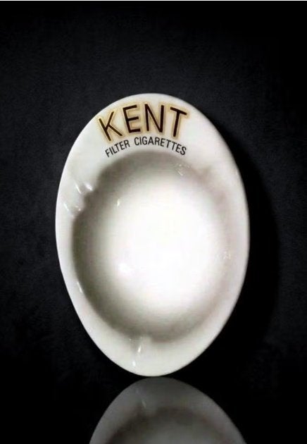 Vintage reclame-asbak voor het merk Kent., Ophalen, Zo goed als nieuw, Asbak