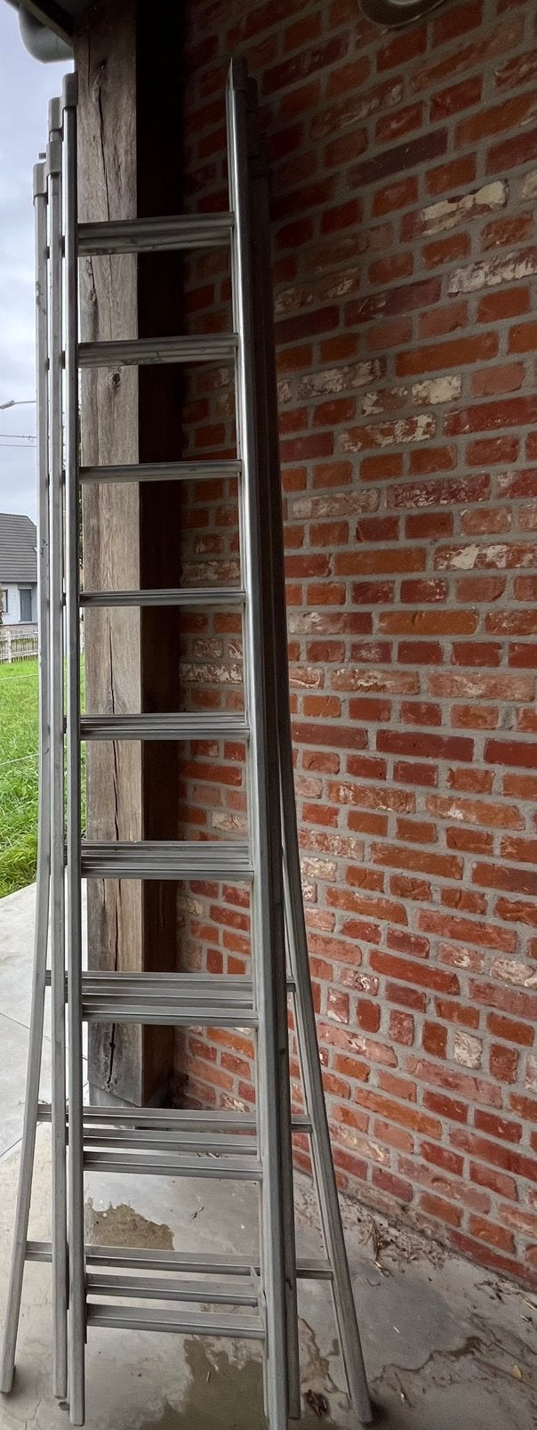 Aluminium ladder, Doe-het-zelf en Bouw, Ophalen, Zo goed als nieuw, Ladder