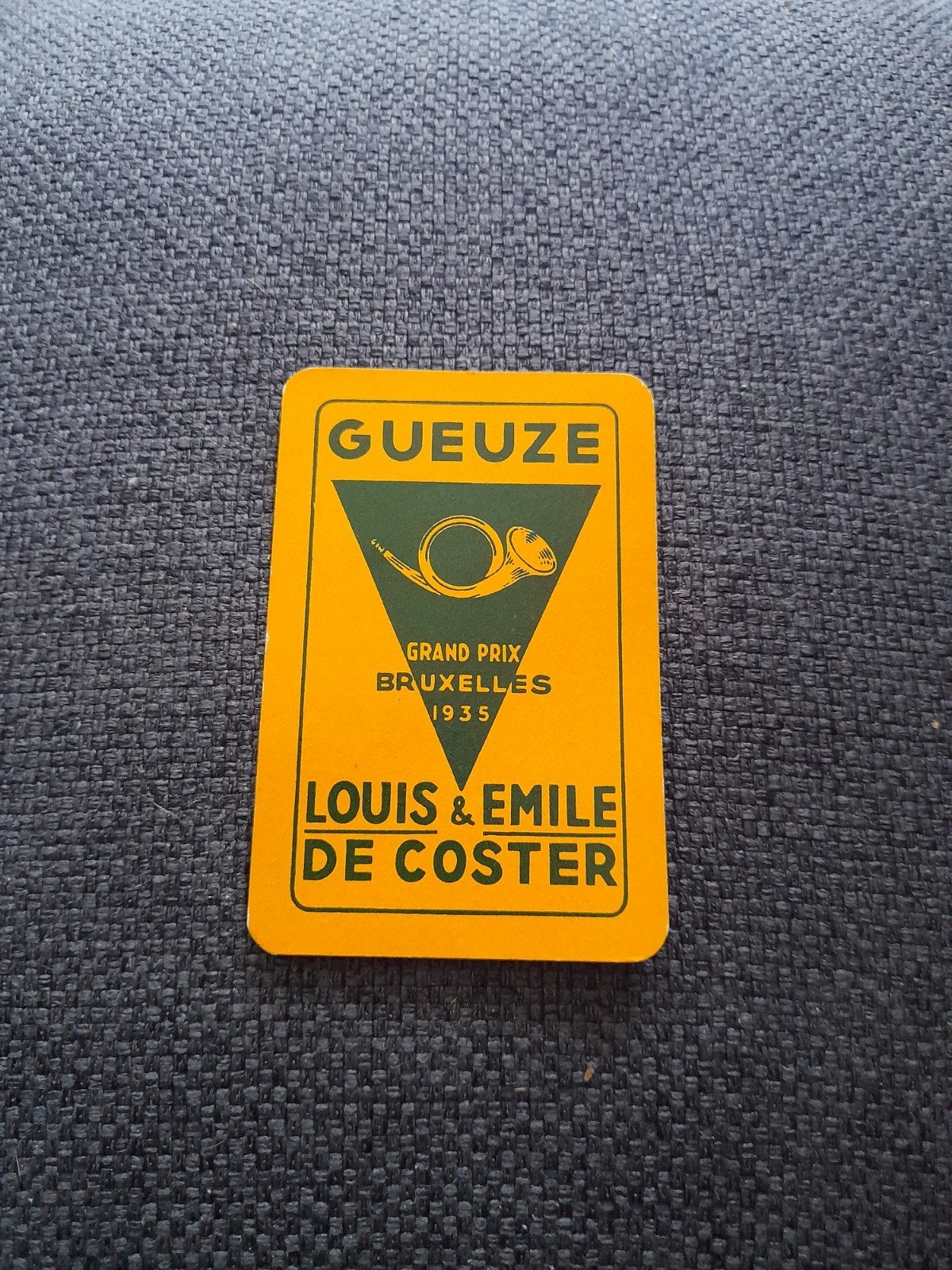 Carte à jouer Joker Gueuze Louis & Emile de Coster, Enlèvement ou Envoi