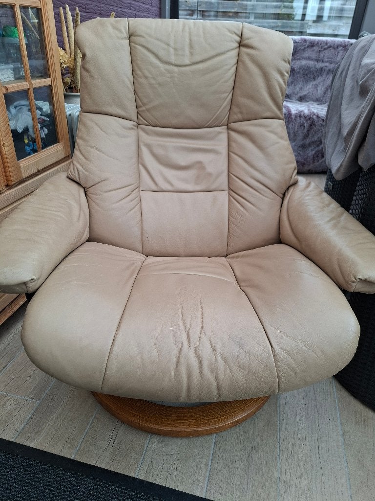 relaxzetel, Ophalen, Gebruikt, Leer