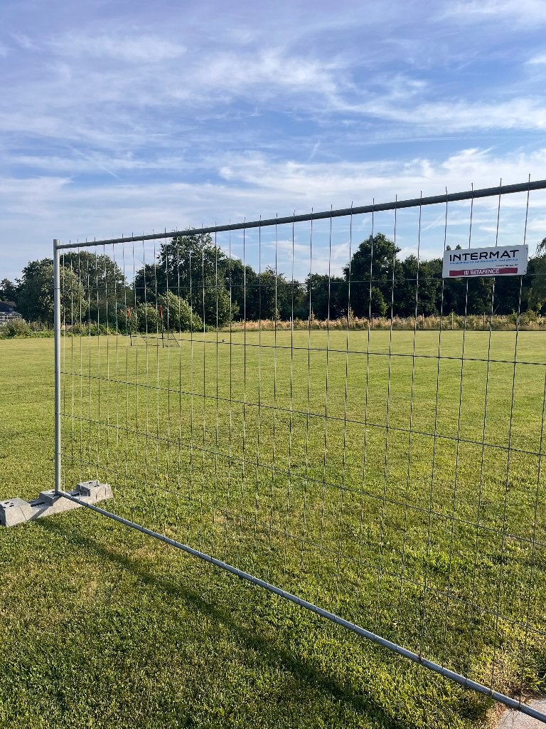 Werf hekkens - heras hekken, Ophalen, Zo goed als nieuw, Aluminium, Enkelstaafmat hekwerk