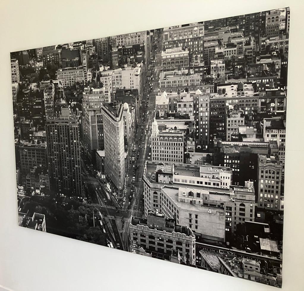 Tableau NEW YORK  ikea. Rare 1999, Enlèvement ou Envoi, Comme neuf, Autres types, Gris