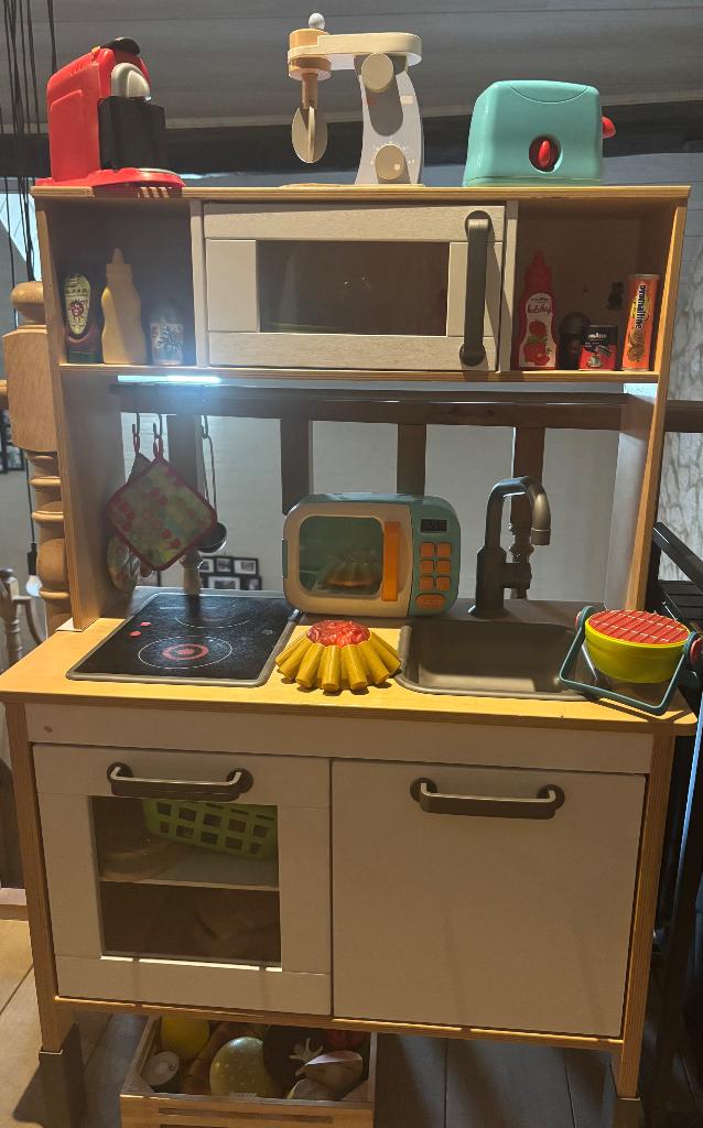 Speelkeuken, Ophalen, Gebruikt, Hout, Speelkeuken