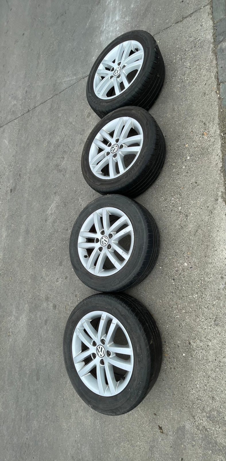4 Jantes vw 16 pouces, Auto-onderdelen, Banden en Velgen, Ophalen, 16 inch, Zomerbanden, Velg(en)