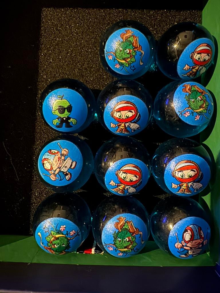 10 knikkers Marble Mania en bijhorende kaartjes, Verzamelen, Albert Heijn, Ophalen of Verzenden