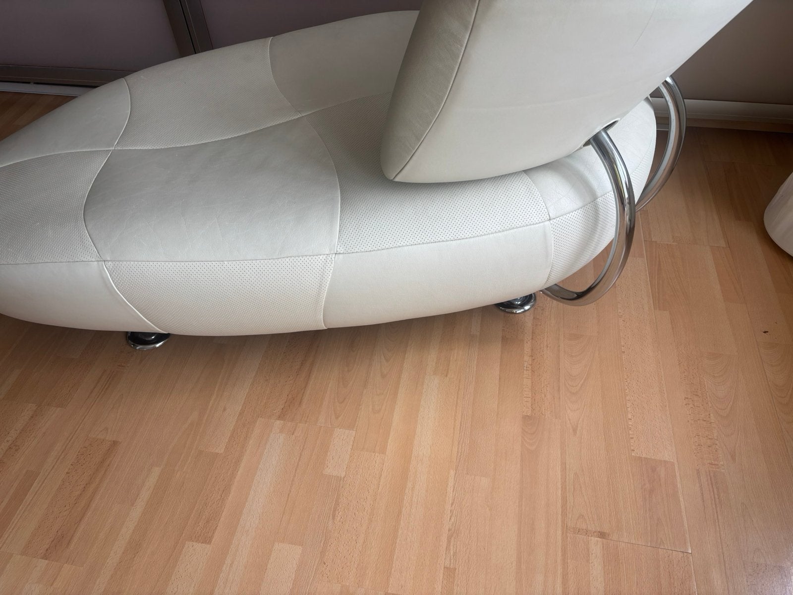 Fauteuil design en cuir de Leolux, Enlèvement, Comme neuf