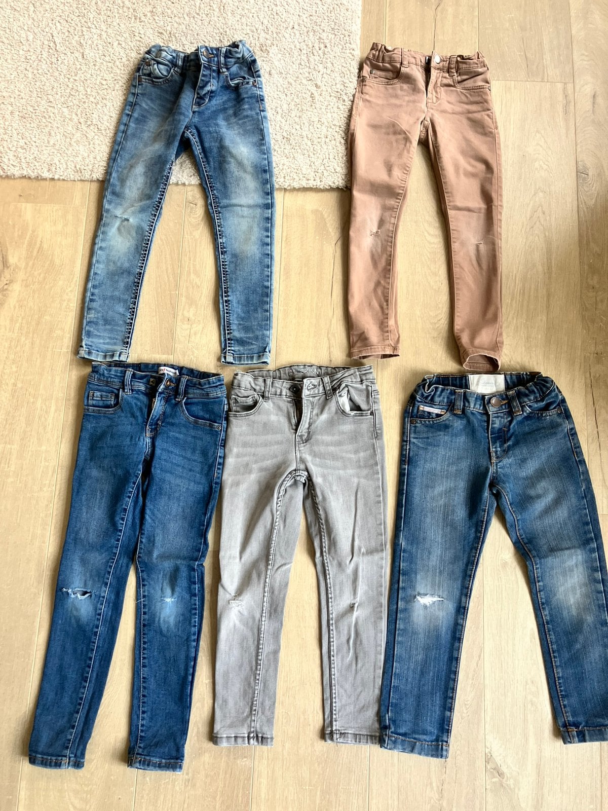 Jeansbroeken 110/116, Kinderen en Baby's, Kinderkleding | Maat 110, Ophalen of Verzenden, Gebruikt