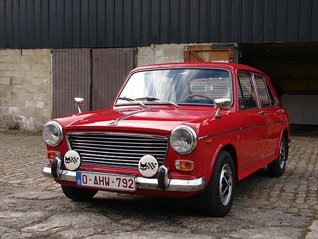 MORRIS 1100 1968, Autos, Rouge, Achat, 4 portes, Noir