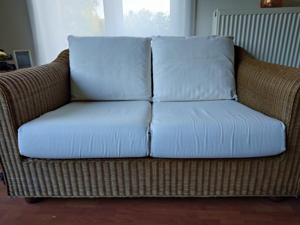 Tweezit in rotan, Ophalen