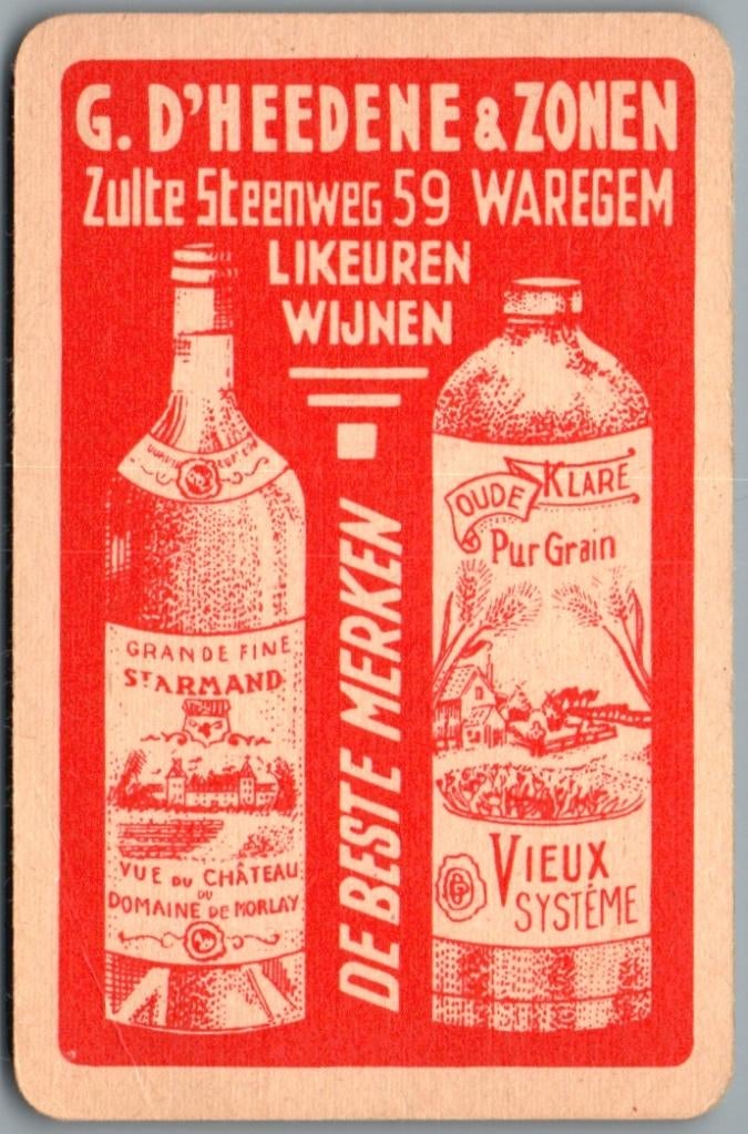 speelkaart - LK14553 - D'Heedene, Verzamelen, Speelkaarten, Jokers en Kwartetten, Zo goed als nieuw, Speelkaart(en), Verzenden