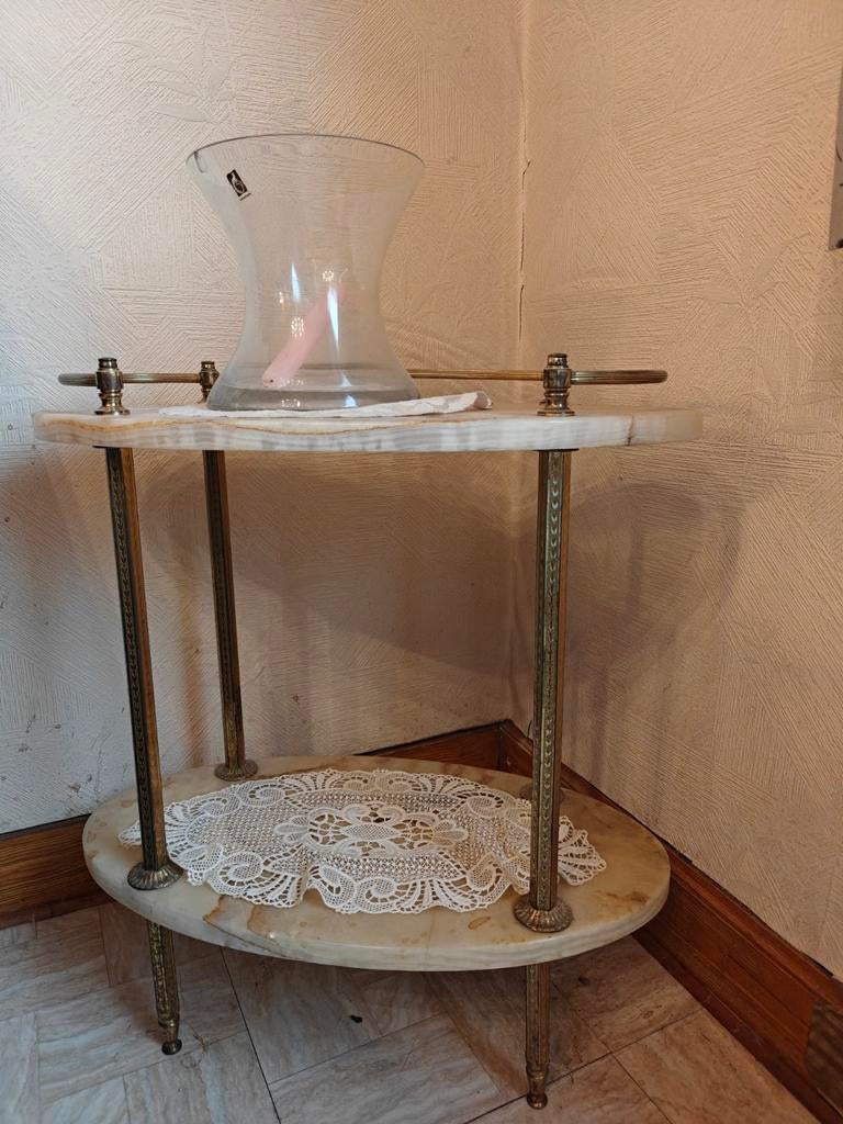 Marmeren bijzettafel, Huis en Inrichting, Ophalen