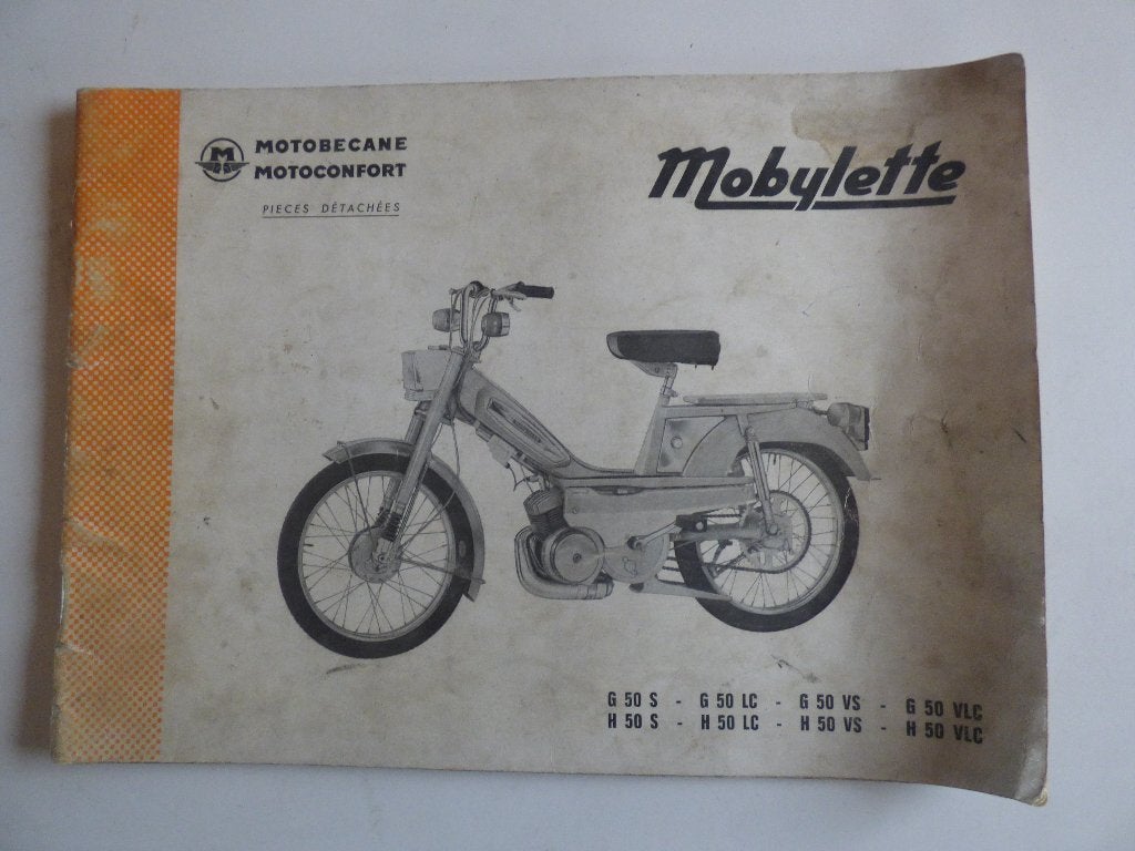 LISTE DES PIÈCES MOTOBECANE MOTOCONFORT TYPE G 50 S & H 50 S, Vélos & Vélomoteurs, Enlèvement ou Envoi, Utilisé