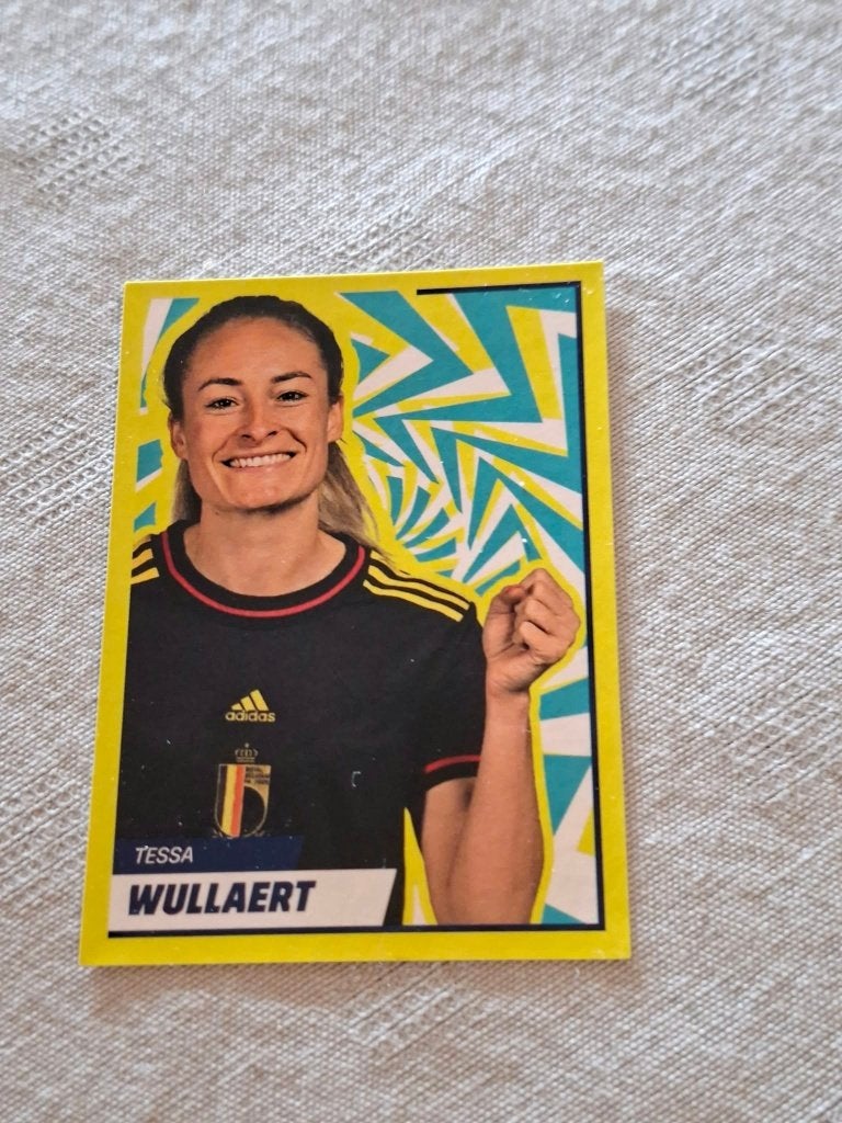Panini / Sticker / Tessa Wullaert / Belgian Red Flames, Collections, Enlèvement ou Envoi, Neuf, Affiche, Image ou Autocollant