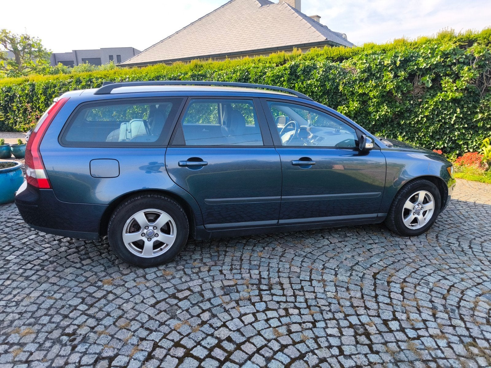 Volvo V50 Diesel 80 kw, jaar 10/2006, zeer schoon, Zwart, 4 cilinders, Bedrijf, 5 deurs