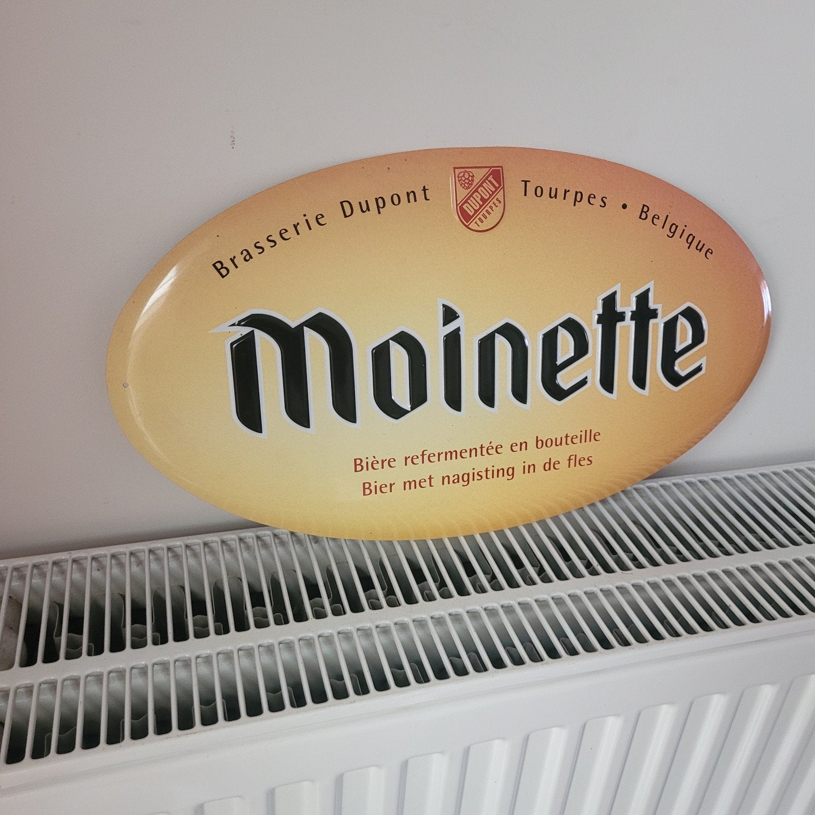 plaque en métal moinette