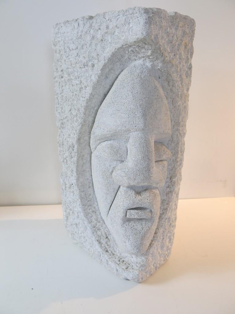 Vintage beeldhouwwerk kalksteen 1978  ‘TOM’, Antiek en Kunst, Kunst | Beelden en Houtsnijwerken, Ophalen of Verzenden