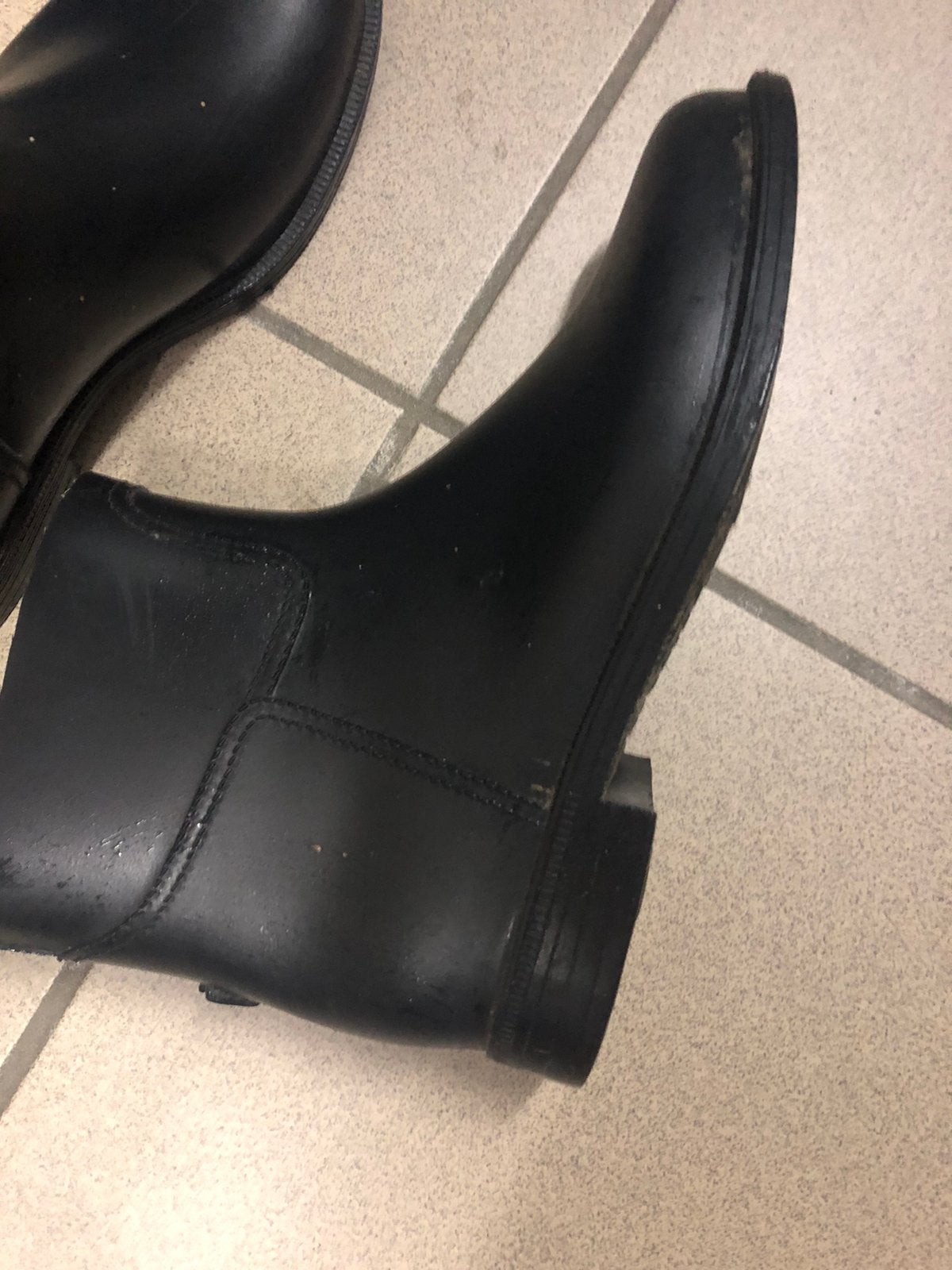 Korte zwarte laarzen maat40, Dieren en Toebehoren, Paardrijkleding, Ophalen of Verzenden, Zo goed als nieuw