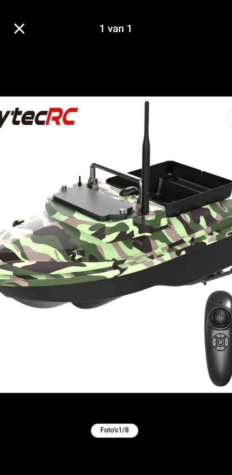 nieuwe voerboot 12000 mah, Watersport en Boten, Ophalen of Verzenden