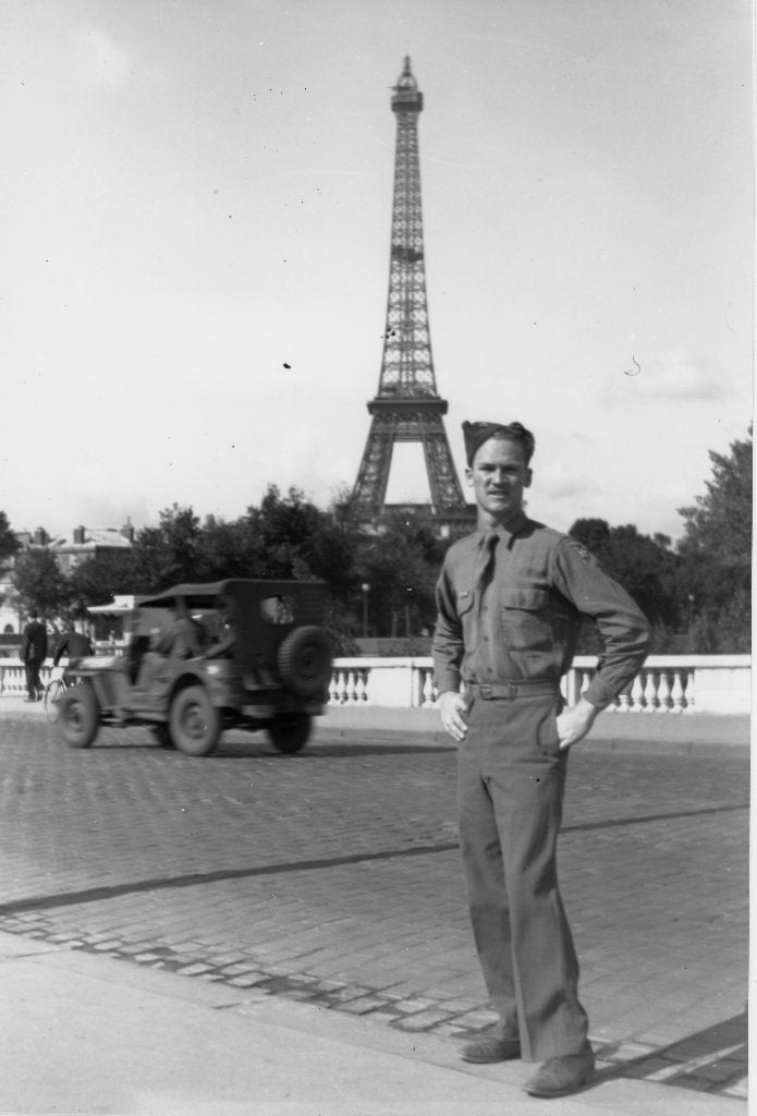 5 repro-photos - GI américain en Europe - SGM, Enlèvement ou Envoi, Armée de terre, Photo ou Poster