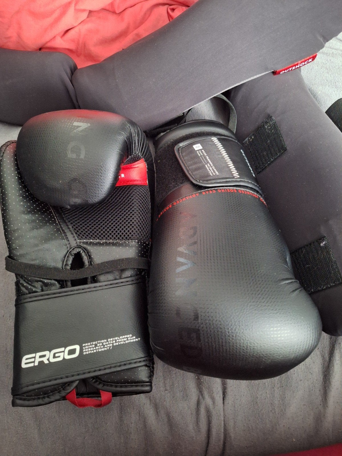 Boxhandschoenen /knie te koop, Enlèvement