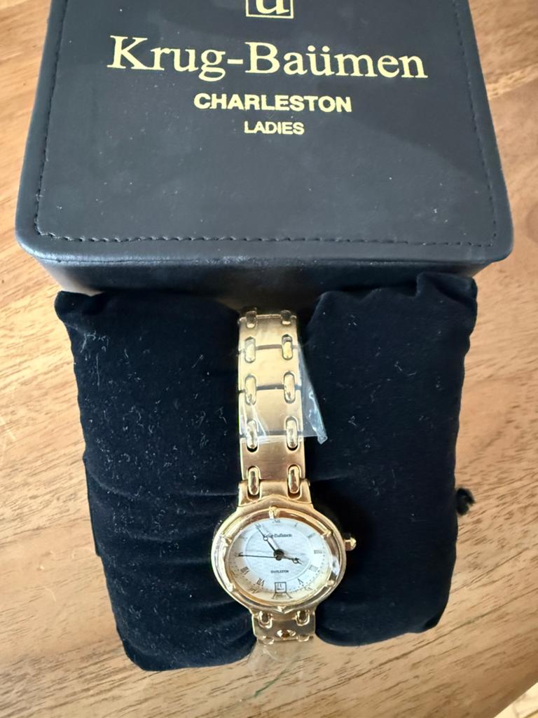 Krug-Baümen Charleston 4 Diamond dameshorloge, Ophalen of Verzenden, Nieuw