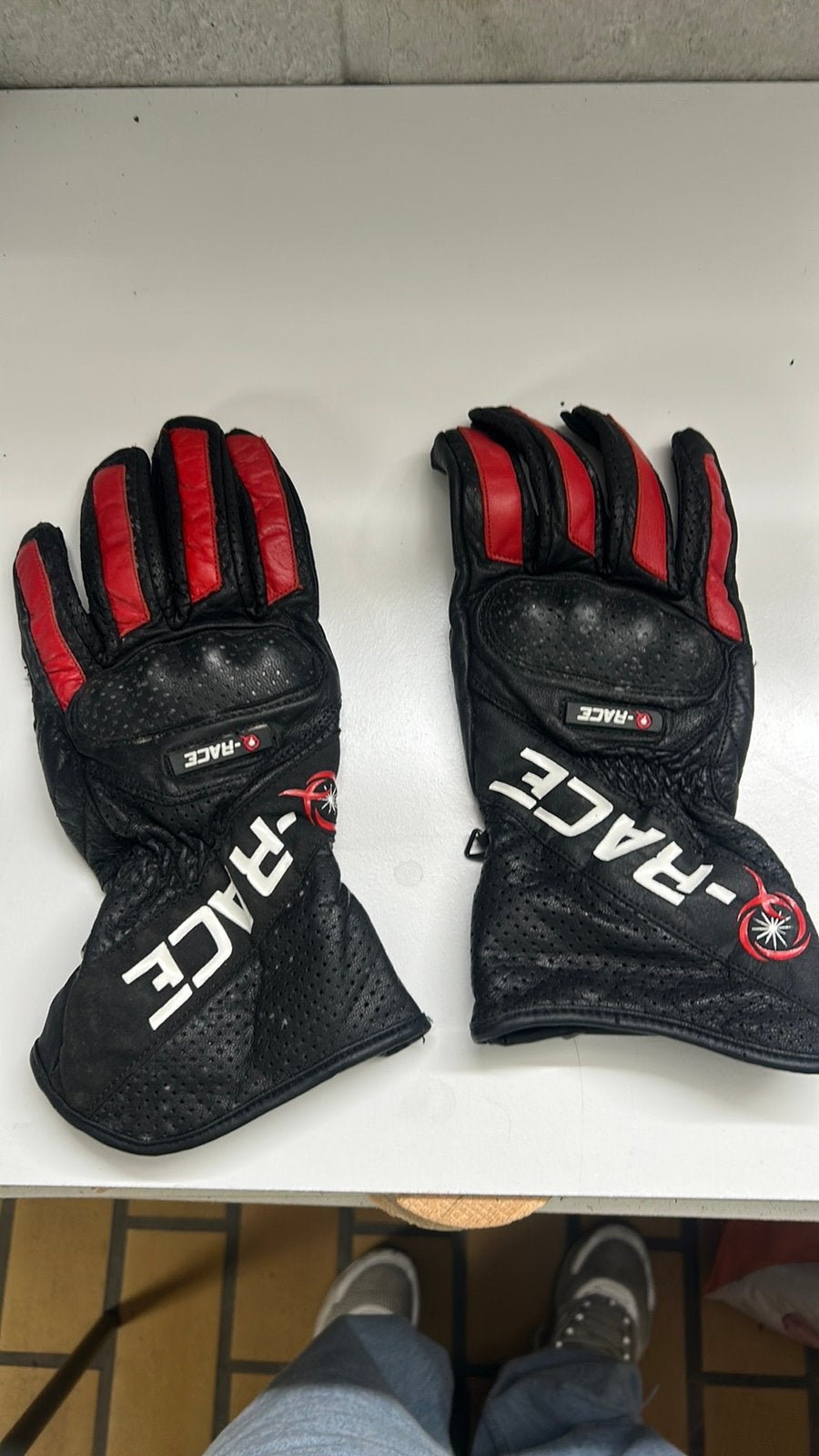Gants de moto Mugenrace X-Race, Enlèvement, Seconde main, Hommes, Gants
