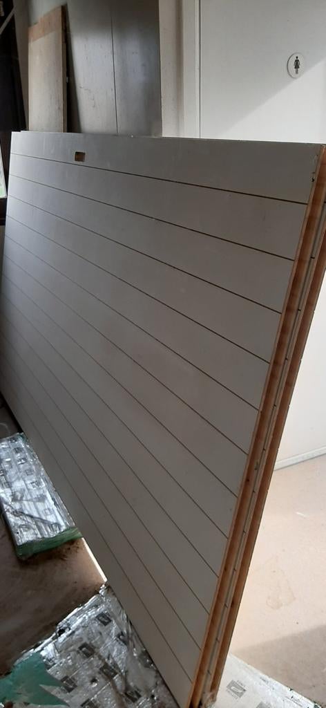 Dubbele schuifwanden met glijders, Doe-het-zelf en Bouw, Platen en Panelen, Ophalen of Verzenden