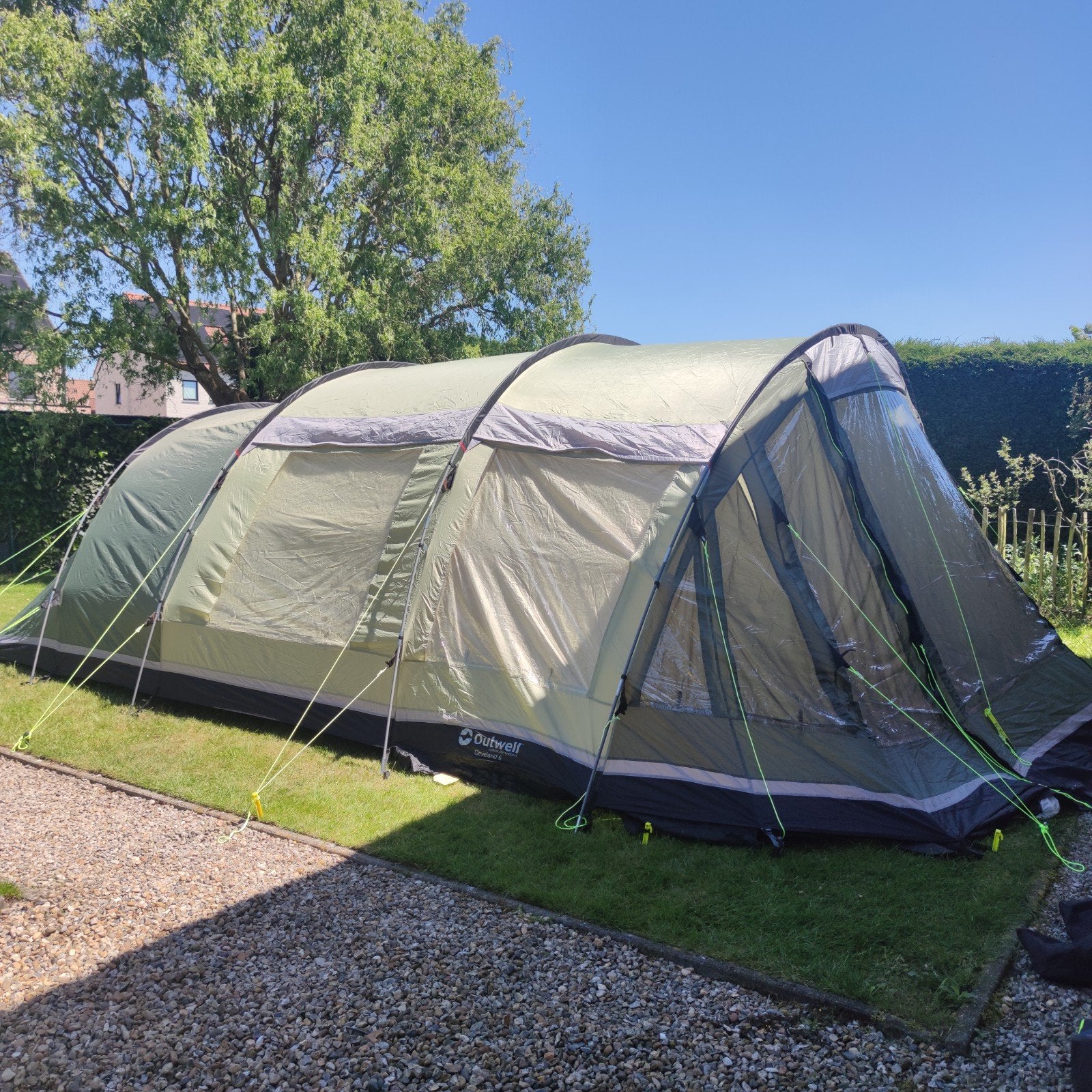 Outwell Cleveland 6 pers. Tent, Ophalen, Zo goed als nieuw, Tot en met 6