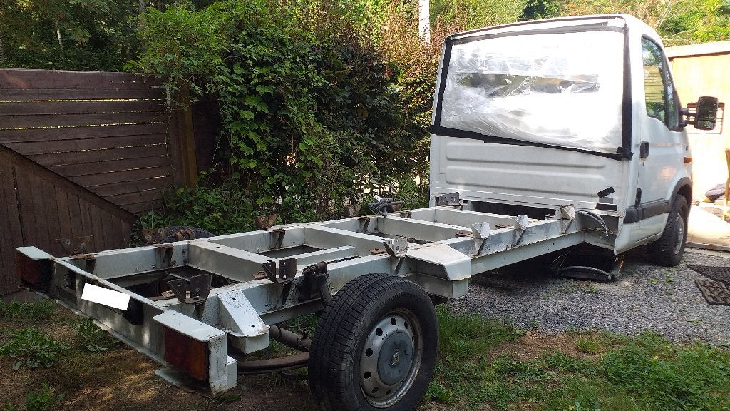 Renault master 2,L3 chassis cabine nu, NOUVEAU MOTEUR 22717k, Enlèvement