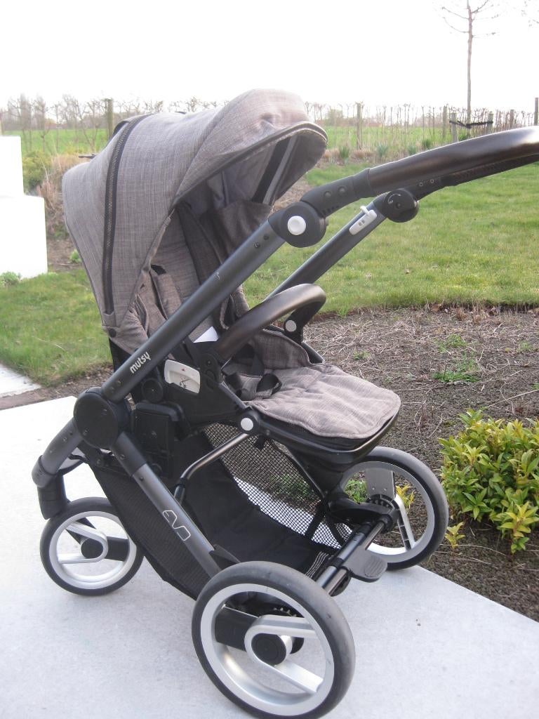 Mutsy Evo Farmer kinderwagen, Enfants & Bébés, Poussettes & Combinaisons, Utilisé, Poussette, Mutsy, Avec nacelle, Tige de poussée réglable