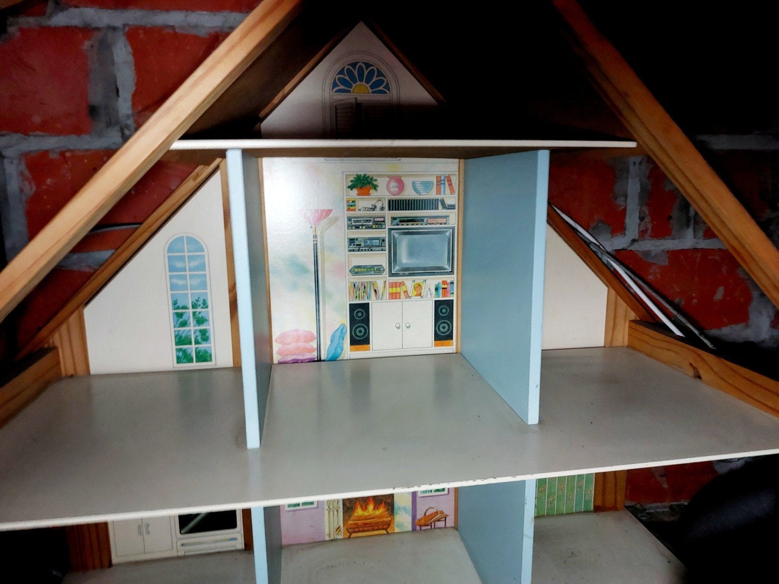 Houten poppenhuis voor creatief speelplezier, Ophalen, Poppenhuis