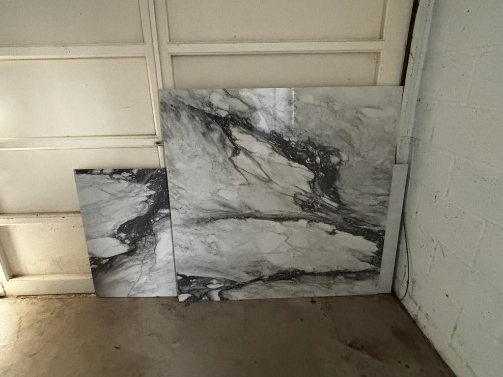 Grandes plaques de carrelages effet pierre-marbre, Neuf, 60 cm ou plus, Céramique, Enlèvement