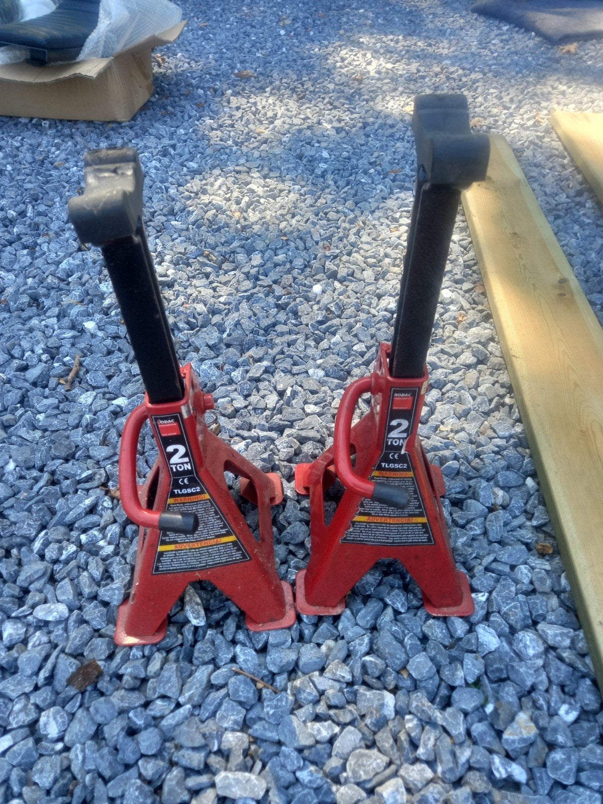Autostuts 2x.  2x, Ophalen